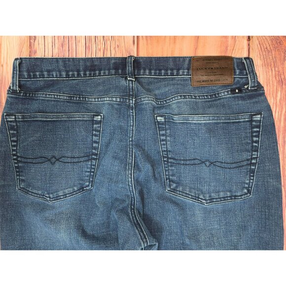 Lucky Brand Mens 363 Straight Fit Jeans 36/32 Durable Goods Handcrafted Denim - Picture 8 of 10
